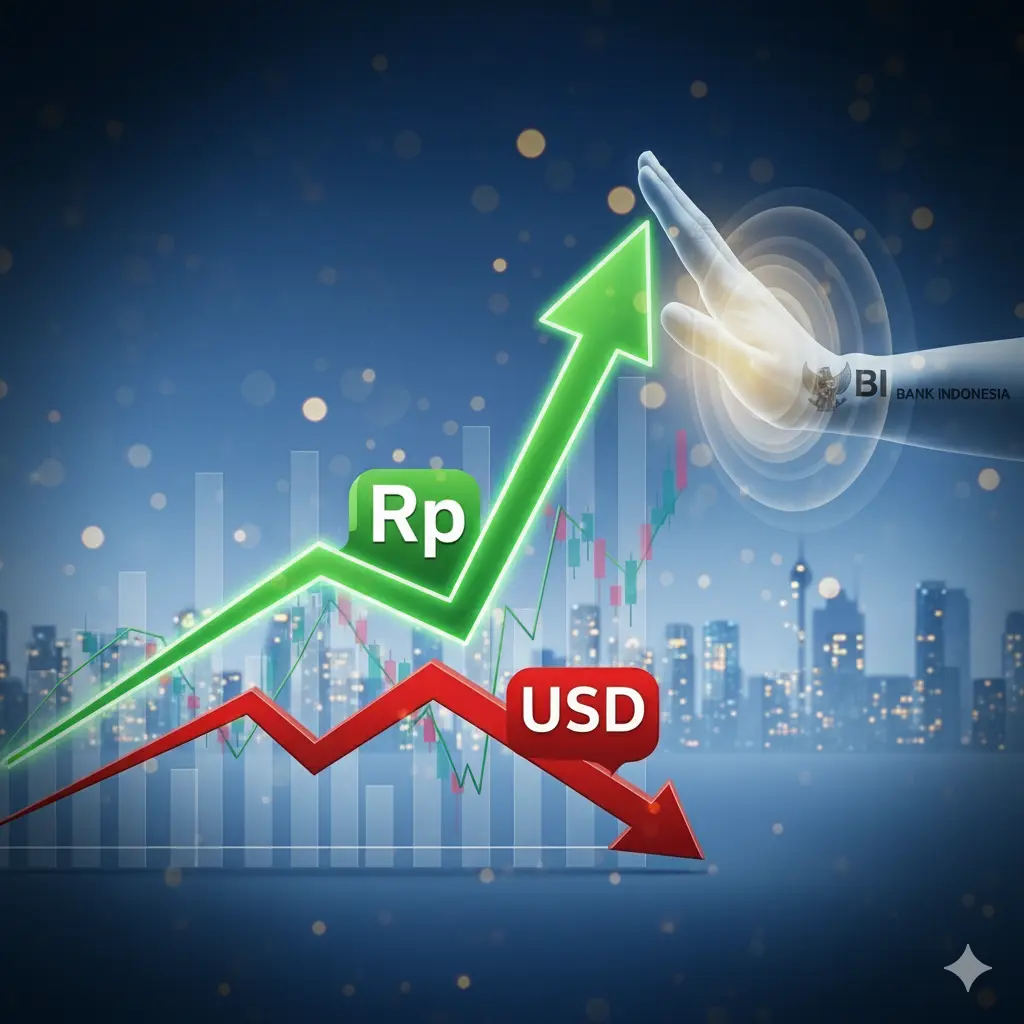 Rupiah Menguat Tipis Terhadap Dolar AS di Tengah Intervensi Bank Indonesia
