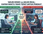 Akun Demo vs Akun Real: Kapan Waktu yang Tepat untuk Pindah?