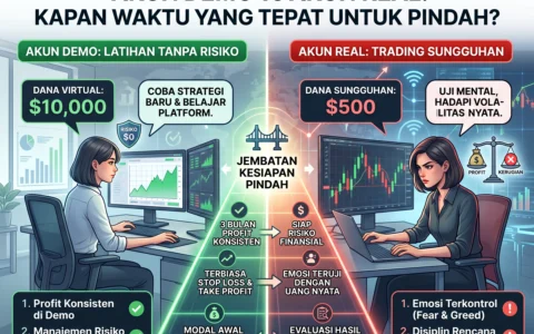 Akun Demo vs Akun Real: Kapan Waktu yang Tepat untuk Pindah?