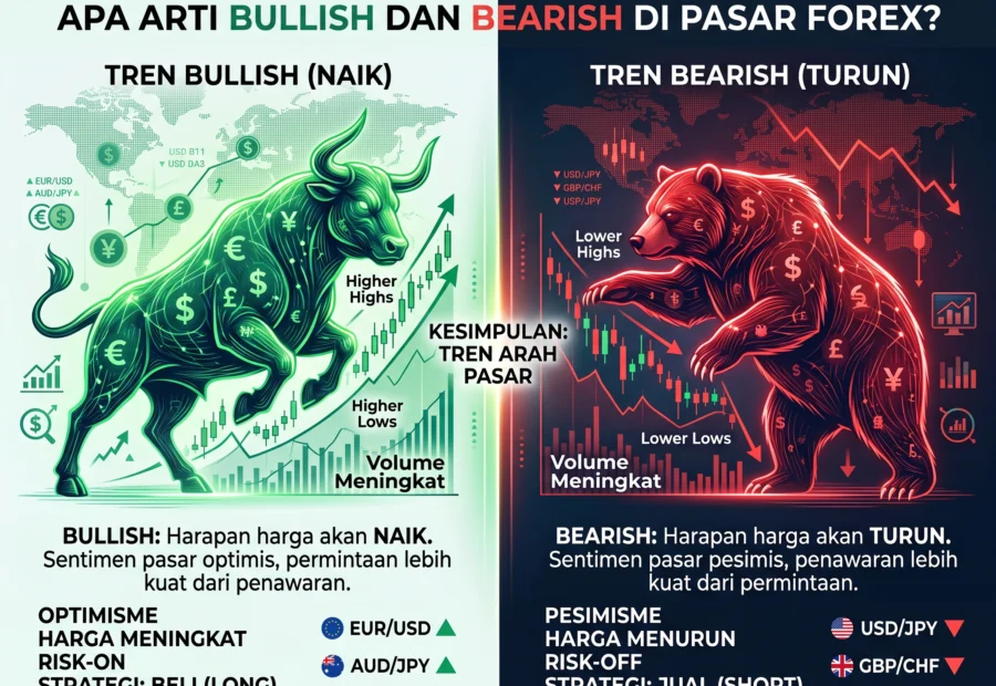 Apa Arti Bullish dan Bearish di Pasar Forex?