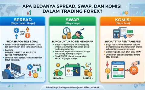 Apa Bedanya Spread, Swap, dan Komisi dalam Trading Forex?