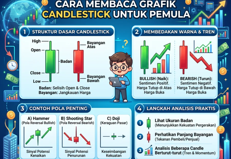 Cara Membaca Grafik Candlestick untuk Pemula