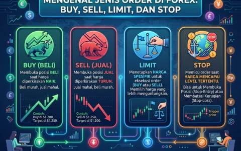 Mengenal Jenis Order di Forex: Buy, Sell, Limit, dan Stop