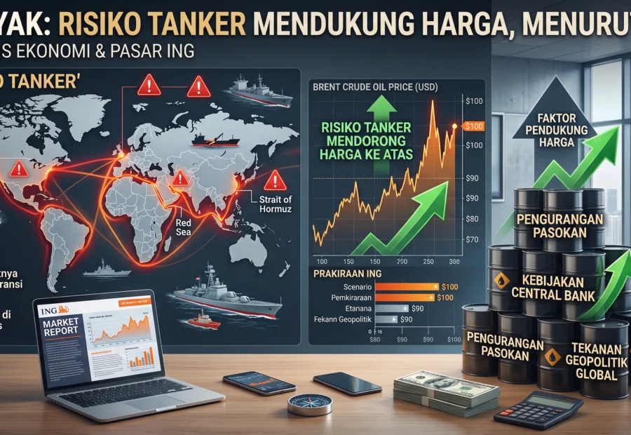 Minyak: Risiko Tanker Mendukung Harga, Menurut ING