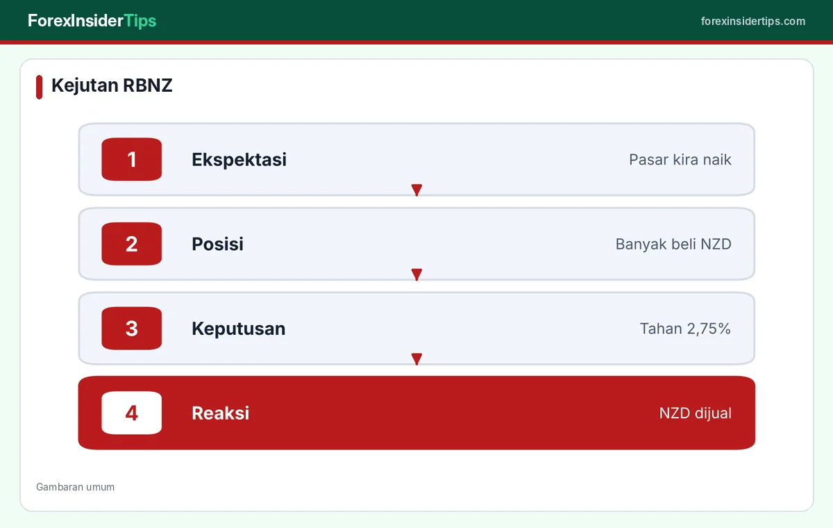 Alur kejutan kebijakan RBNZ